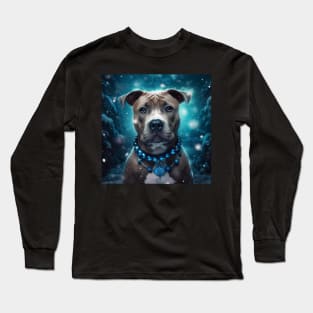 Magical Blue Nose Staffy Long Sleeve T-Shirt